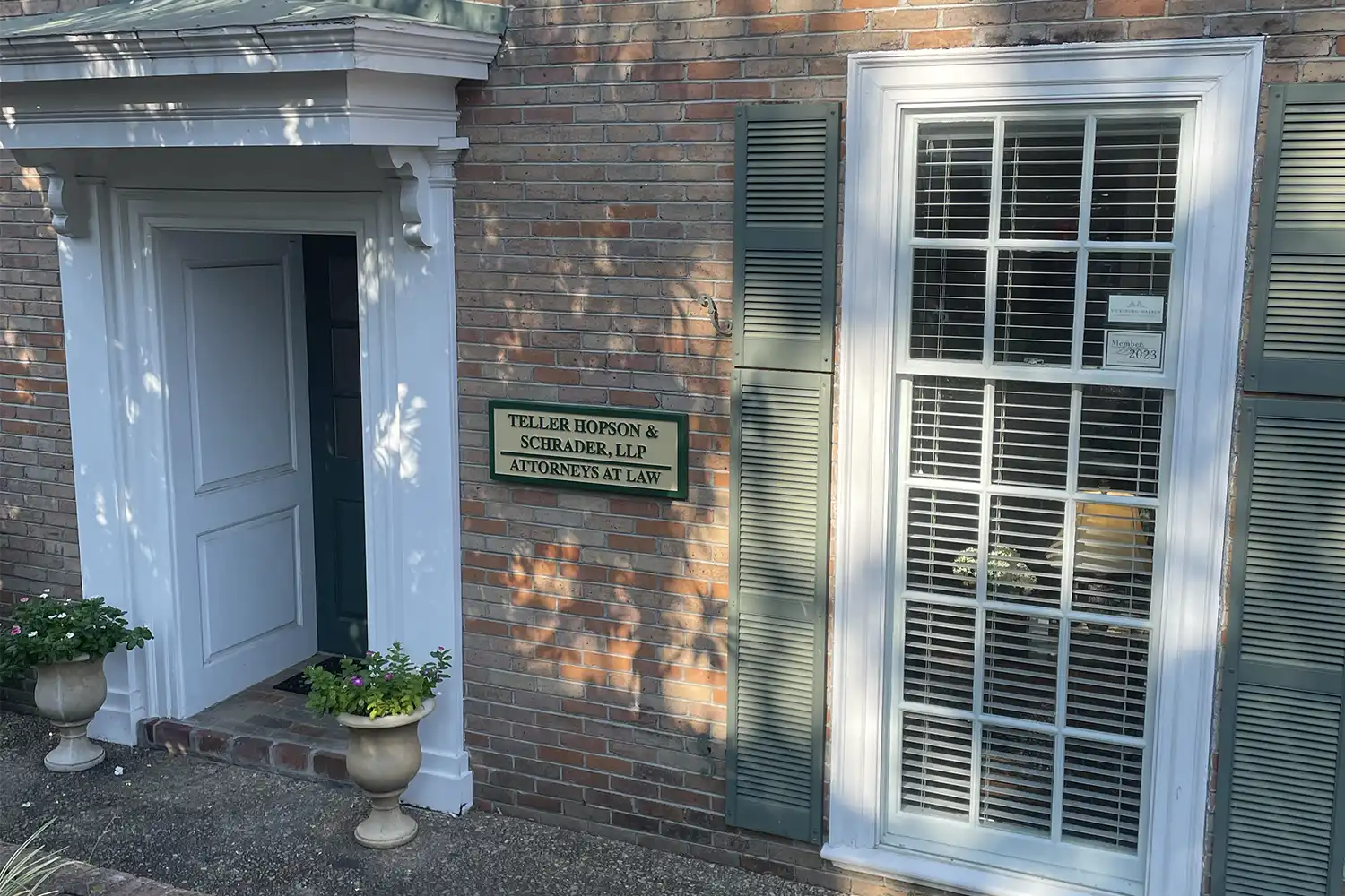 Vicksburg office of Teller, Hopson & Schrader